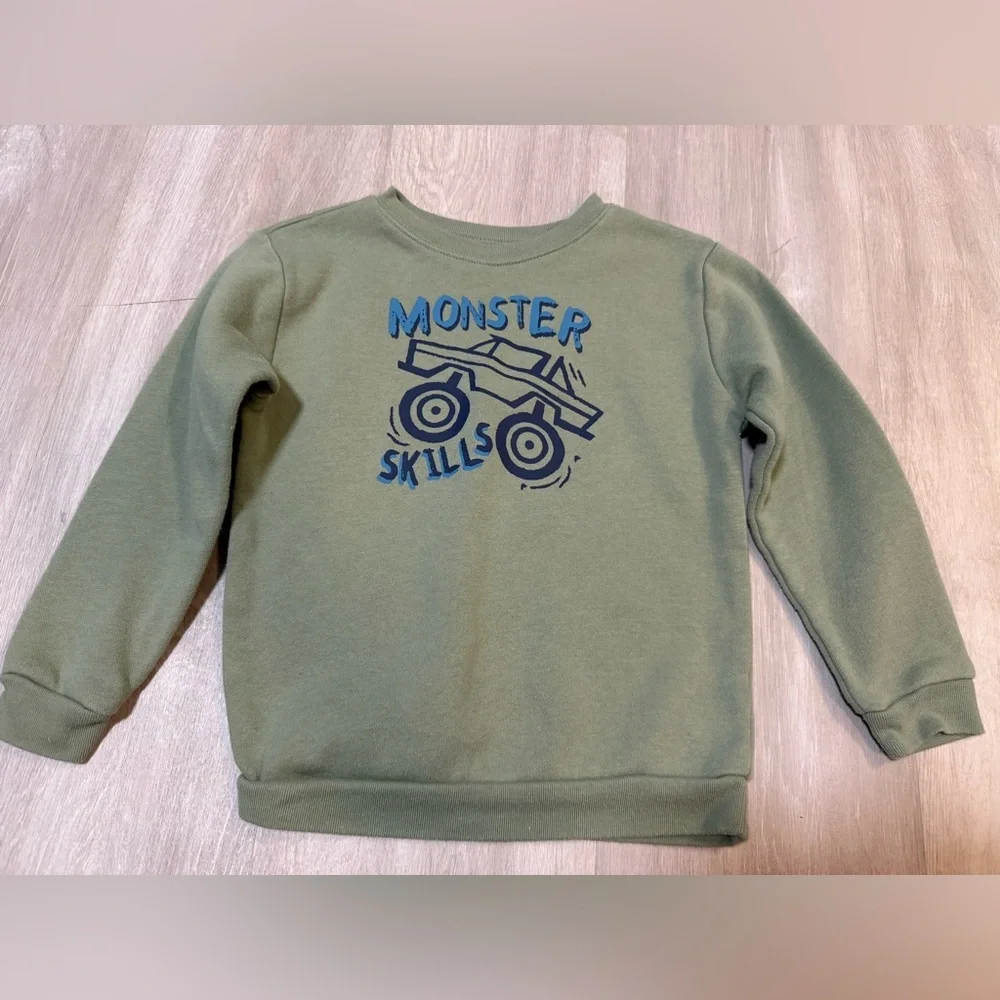 Boys Clothes Lot Size 5T Hoodies Sweatshirts Pants Bundle Cars Trucks